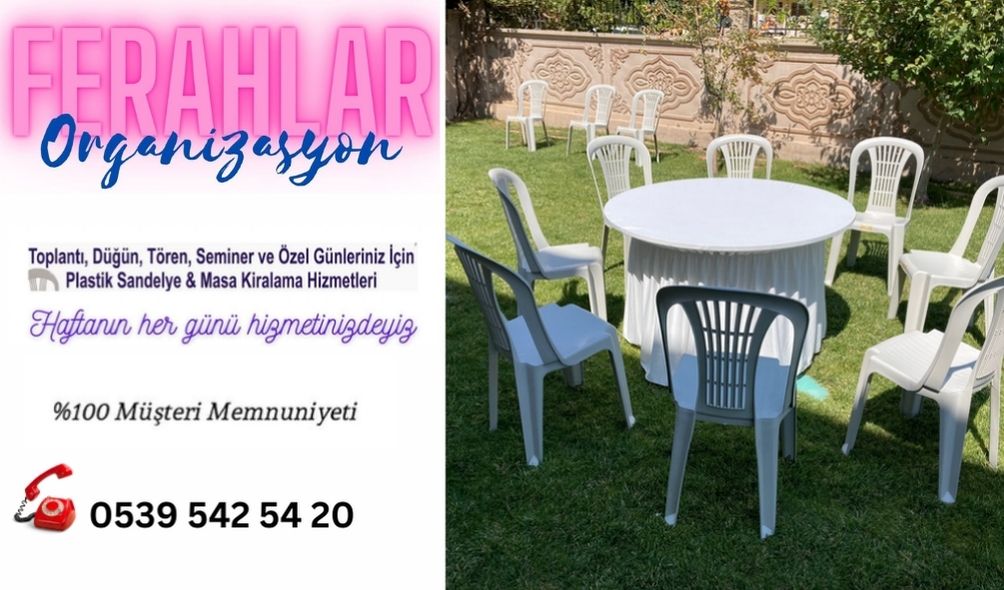 Meram Düğün İçin Sandalye Kiralama